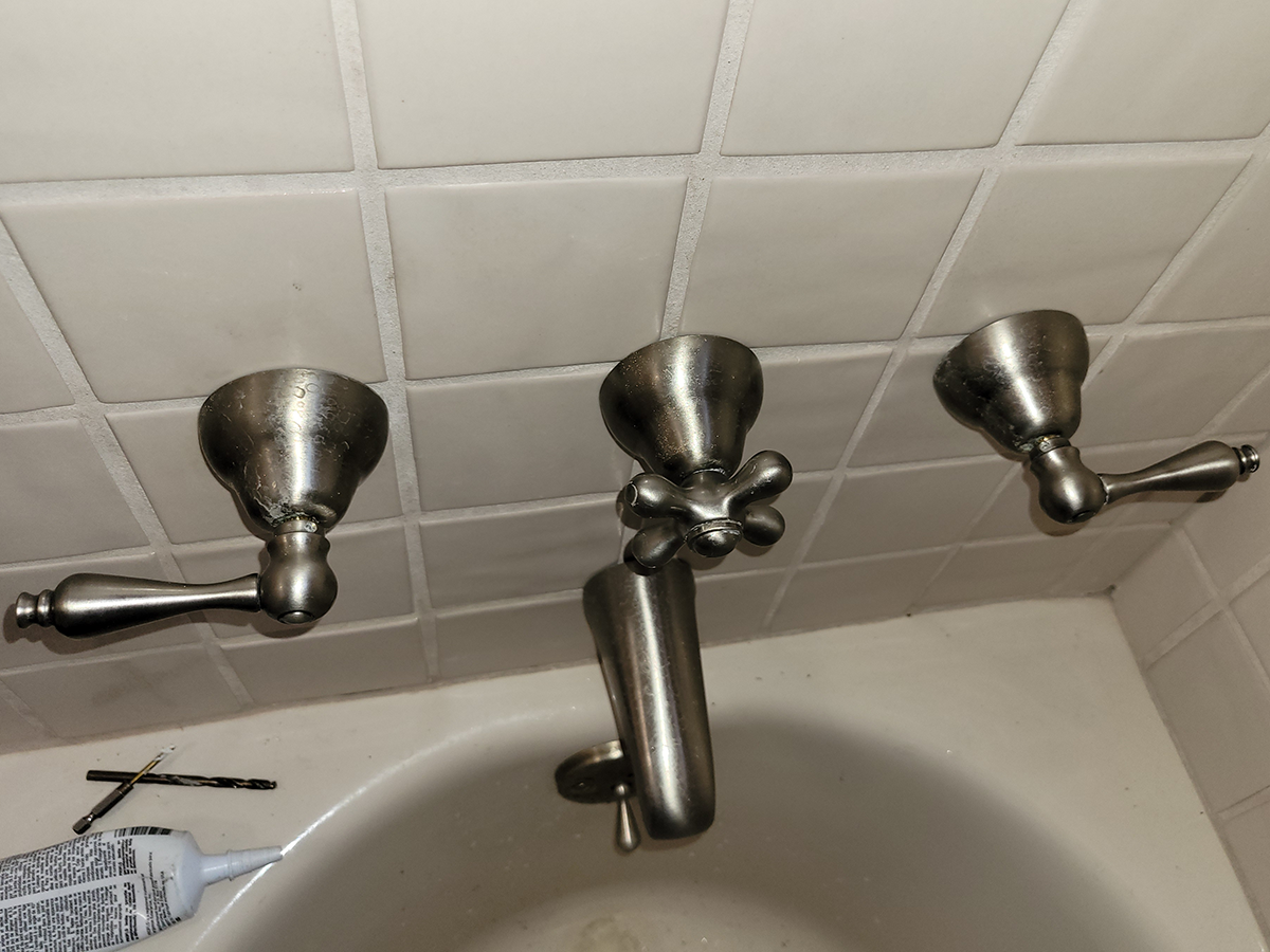 Shower Valve Fixture Repaired