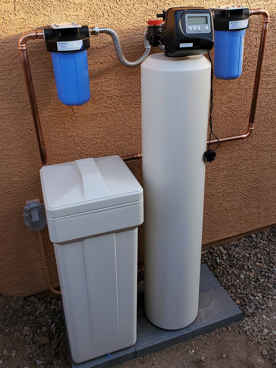 Water Softener Outside