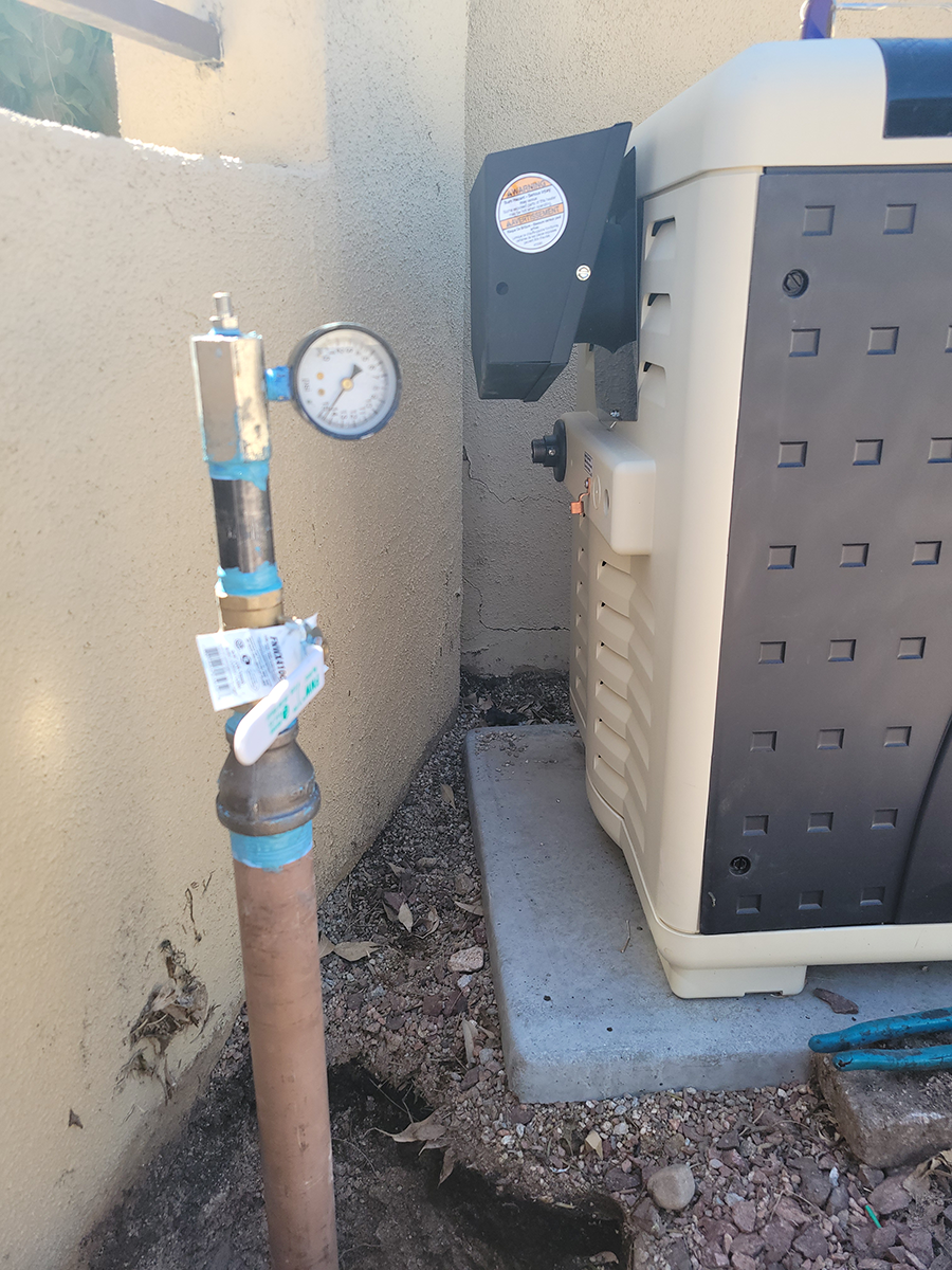 Pool Heater Gas Line